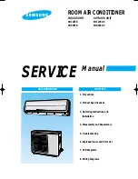 Samsung SH12VCD Service Manual preview