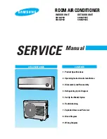 Preview for 1 page of Samsung SH18AP0D Service Manual