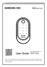 Preview for 1 page of Samsung SHP-A30 User Manual