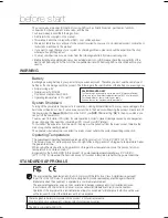 Предварительный просмотр 4 страницы Samsung SHR-6040 User Manual