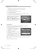 Предварительный просмотр 42 страницы Samsung SHR-7080 User Manual