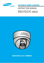 Preview for 1 page of Samsung SID-41C SERIES Instruction Manual