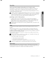 Preview for 7 page of Samsung SilverCare 337AAG User Manual