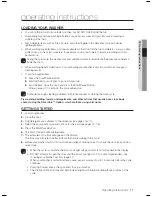 Preview for 11 page of Samsung SilverCare 337AAG User Manual