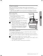 Preview for 17 page of Samsung SilverCare 337AAG User Manual