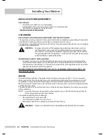 Preview for 6 page of Samsung SilverCare Series Owner'S Manual