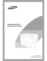 Samsung SilverCare Washer Owner'S Manual preview