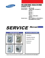 Preview for 1 page of Samsung SilverCare WF206 Series Service Manual