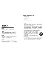 Предварительный просмотр 2 страницы Samsung SimpleVIEW SEW-3040W User Manual