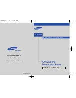 Samsung SIR-T165 Owner'S Instructions Manual preview