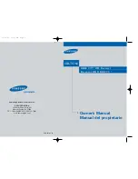 Samsung SIR-T351 Owner'S Manual preview