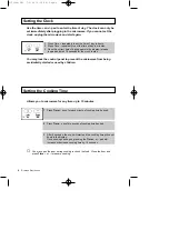 Preview for 8 page of Samsung SJ0390W Owner'S Instructions Manual