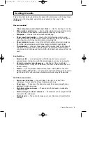 Preview for 11 page of Samsung SJ0390W Owner'S Instructions Manual