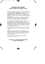 Preview for 19 page of Samsung SJ0390W Owner'S Instructions Manual