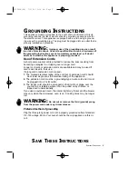 Preview for 5 page of Samsung SJ0396W Owner'S Instructions Manual