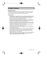 Preview for 13 page of Samsung SJ0396W Owner'S Instructions Manual