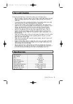 Preview for 17 page of Samsung SJ0396W Owner'S Instructions Manual