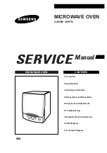 Preview for 1 page of Samsung SJ0396W Service Manual