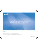 Предварительный просмотр 1 страницы Samsung SL201 - Digital Camera - Compact Quick Start Manual