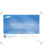 Samsung SL30 - Digital Camera - Compact Quick Start Manual предпросмотр