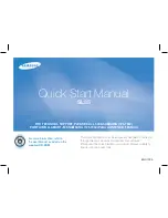 Предварительный просмотр 1 страницы Samsung SL35 - Digital Camera - Compact Quick Start Manual