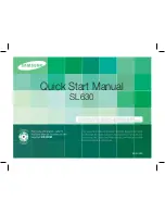 Предварительный просмотр 1 страницы Samsung SL630 Quick Start Manual