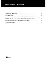 Preview for 3 page of Samsung SLA-358D Instruction Manual