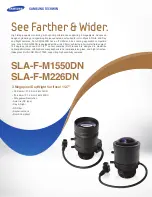 Samsung SLA-F-M1550DN Specifications preview