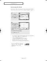 Preview for 38 page of Samsung SlimFit TX S2783 Owner'S Instructions Manual