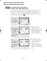 Preview for 54 page of Samsung SlimFit TX S2783 Owner'S Instructions Manual