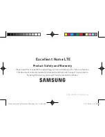 Предварительный просмотр 3 страницы Samsung SLS-BU10J Quick Start Manual