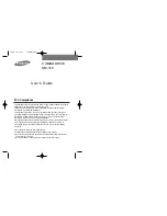 Samsung SM-316 User Manual preview