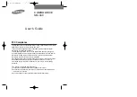 Samsung SM-340 User Manual preview