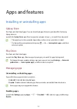 Preview for 36 page of Samsung SM-A035F User Manual