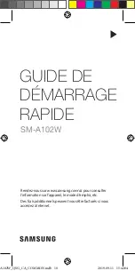 Preview for 11 page of Samsung SM-A102W Quick Start Manual