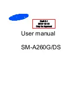 Preview for 1 page of Samsung SM-A260G/DS User Manual