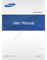 Preview for 1 page of Samsung SM-A300FU User Manual