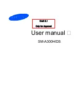 Preview for 1 page of Samsung SM-A300H/DS User Manual