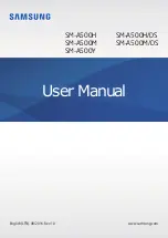 Preview for 1 page of Samsung SM-A500H User Manual