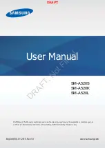 Preview for 1 page of Samsung SM-A520S User Manual