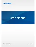 Предварительный просмотр 1 страницы Samsung SM-A520W User Manual