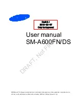 Preview for 1 page of Samsung SM-A600FN User Manual