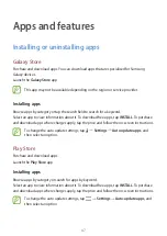 Предварительный просмотр 47 страницы Samsung SM-A6060 User Manual