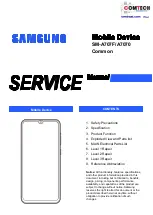 Preview for 1 page of Samsung SM-A7070 Service Manual