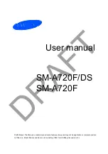 Samsung SM-A720F User Manual предпросмотр