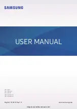 Предварительный просмотр 1 страницы Samsung SM-A750F User Manual