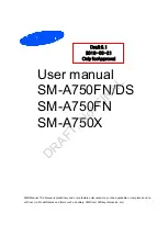 Preview for 1 page of Samsung SM-A750FN/DS User Manual