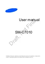 Preview for 1 page of Samsung SM-C7010 User Manual