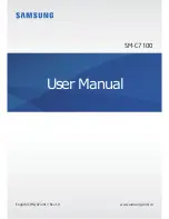 Preview for 1 page of Samsung SM-C7100 User Manual