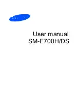 Preview for 1 page of Samsung SM-E700H User Manual